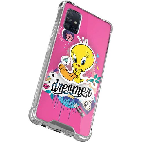 Looney Tunes Tweety Bird Dreamer Galaxy A71 5G Clear Case