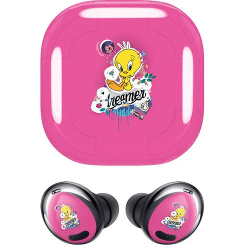 Looney Tunes Tweety Bird Dreamer Galaxy Buds Pro Skin