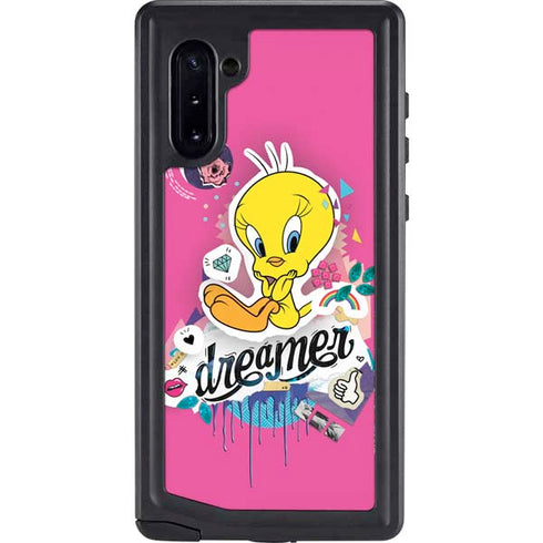 Looney Tunes Tweety Bird Dreamer Galaxy Note 10 Waterproof Case