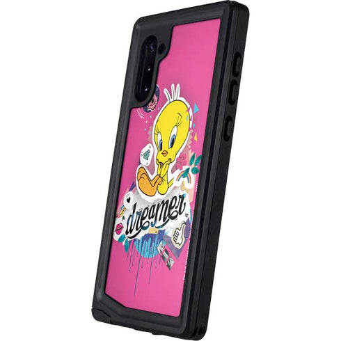 Looney Tunes Tweety Bird Dreamer Galaxy Note 10 Waterproof Case