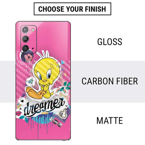 Looney Tunes Tweety Bird Dreamer Galaxy Note20 5G Skin