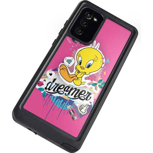 Looney Tunes Tweety Bird Dreamer Galaxy Note20 5G Waterproof Case