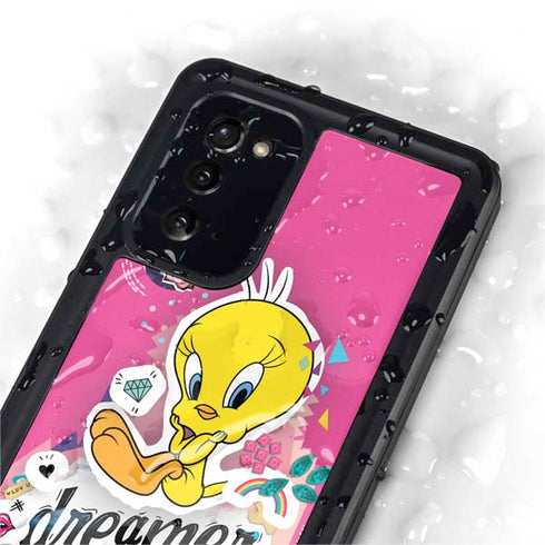 Looney Tunes Tweety Bird Dreamer Galaxy Note20 5G Waterproof Case