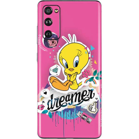 Looney Tunes Tweety Bird Dreamer Galaxy S20 Fan Edition Skin