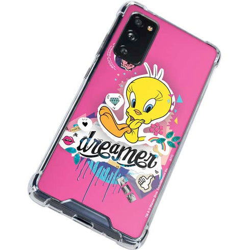 Looney Tunes Tweety Bird Dreamer Galaxy S20 FE Clear Case
