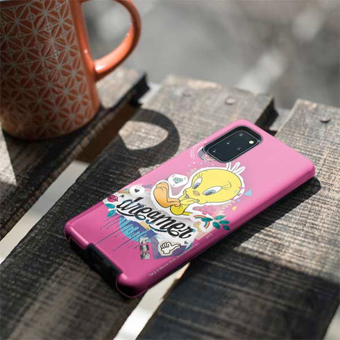 Looney Tunes Tweety Bird Dreamer Galaxy S20 Plus Pro Case