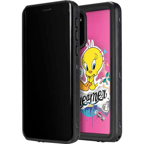 Looney Tunes Tweety Bird Dreamer Galaxy S20 Plus Waterproof Case