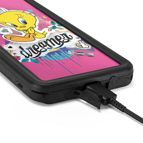 Looney Tunes Tweety Bird Dreamer Galaxy S20 Plus Waterproof Case