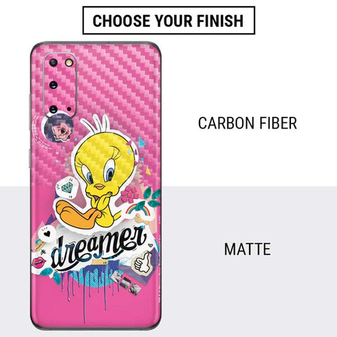 Looney Tunes Tweety Bird Dreamer Galaxy S20 Skin