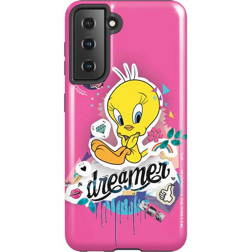 Looney Tunes Tweety Bird Dreamer Galaxy S21 5G Pro Case