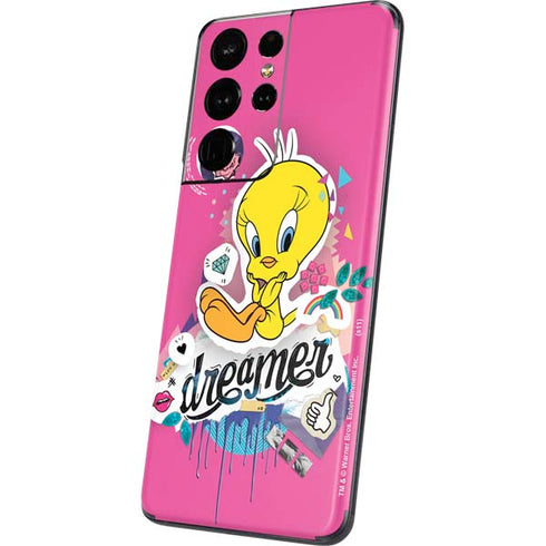Looney Tunes Tweety Bird Dreamer Galaxy S21 Ultra 5G Skin