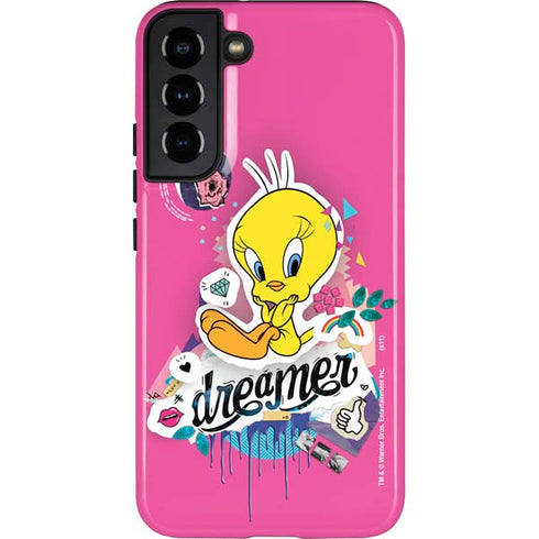 Looney Tunes Tweety Bird Dreamer Galaxy S22 Plus Pro Case