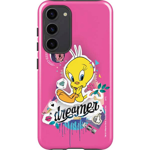 Looney Tunes Tweety Bird Dreamer Galaxy S23 Plus Pro Case