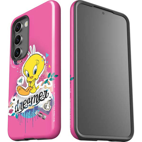 Looney Tunes Tweety Bird Dreamer Galaxy S23 Plus Pro Case