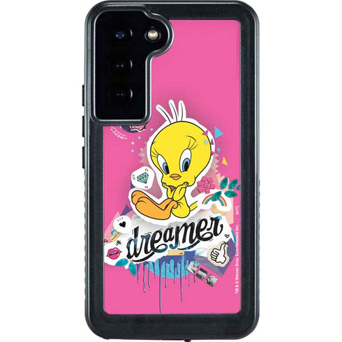 Looney Tunes Tweety Bird Dreamer Galaxy S23 Plus Waterproof Case