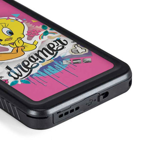 Looney Tunes Tweety Bird Dreamer Galaxy S23 Plus Waterproof Case