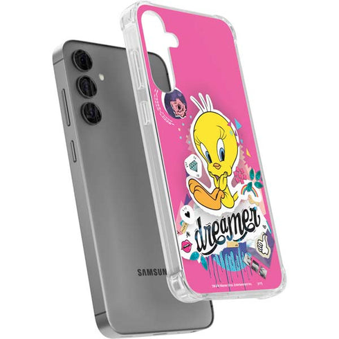 Looney Tunes Tweety Bird Dreamer Galaxy S24 Plus Clear Case