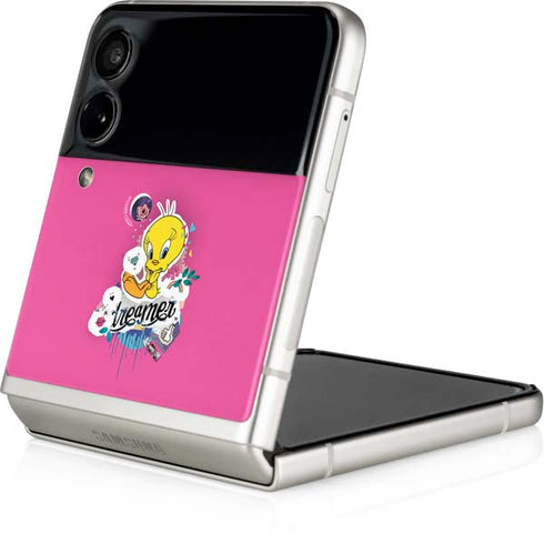 Looney Tunes Tweety Bird Dreamer Galaxy Z Flip3 5G Skin