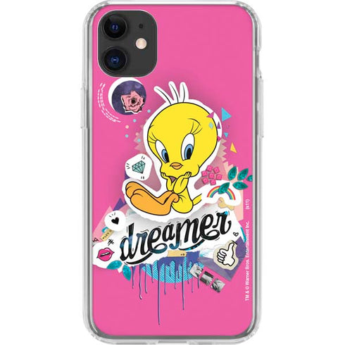 Looney Tunes Tweety Bird Dreamer iPhone 11 Clear Case