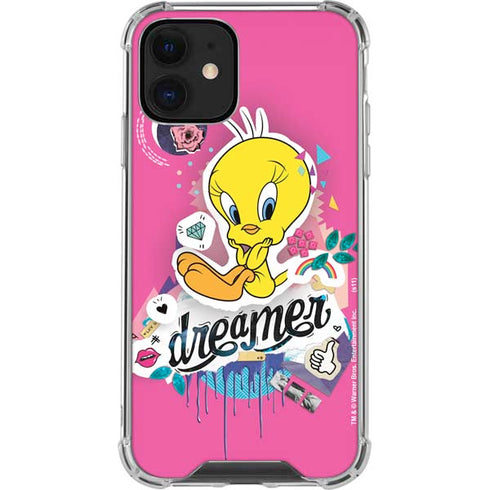 Looney Tunes Tweety Bird Dreamer iPhone 12 Mini Clear Case