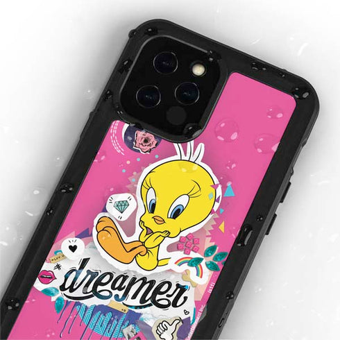 Looney Tunes Tweety Bird Dreamer iPhone 12 Pro Waterproof Case