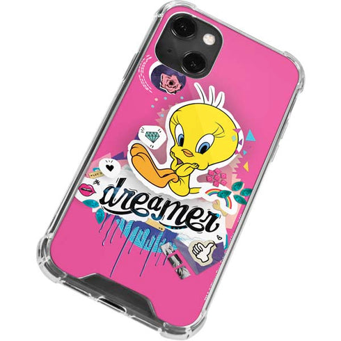 Looney Tunes Tweety Bird Dreamer iPhone 14 Plus Clear Case