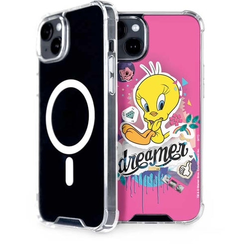 Looney Tunes Tweety Bird Dreamer iPhone 15 Plus MagSafe Case