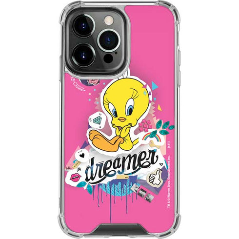 Looney Tunes Tweety Bird Dreamer iPhone 15 Pro Clear Case