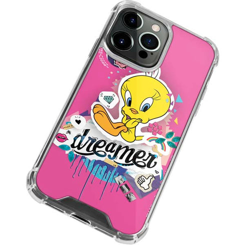 Looney Tunes Tweety Bird Dreamer iPhone 15 Pro Clear Case