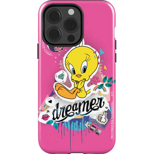 Looney Tunes Tweety Bird Dreamer iPhone 15 Pro Impact Case