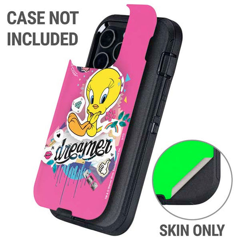 Looney Tunes Tweety Bird Dreamer Otterbox Defender iPhone Skin