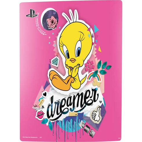 Looney Tunes Tweety Bird Dreamer PS5 Digital Edition Console Skin