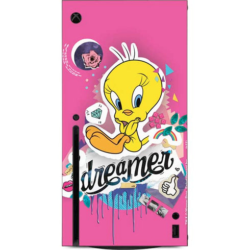 Looney Tunes Tweety Bird Dreamer Xbox Series X Console Skin
