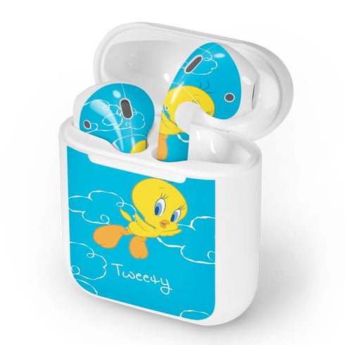 Looney Tunes Tweety Bird Flying Apple AirPods Skin
