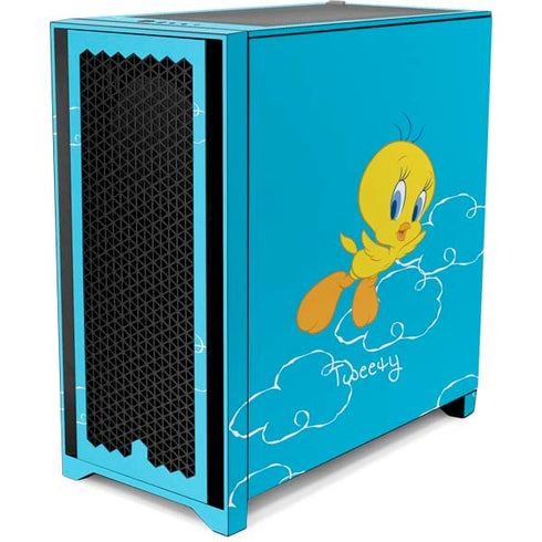 Looney Tunes Tweety Bird Flying Corsair 4000D Tempered Glass Mid-Tower ATX Case Skin
