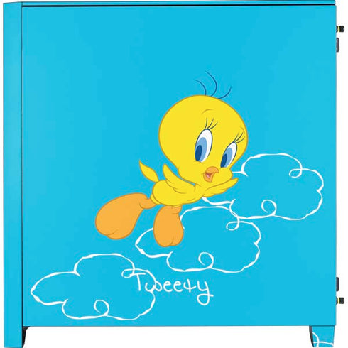 Looney Tunes Tweety Bird Flying Corsair 4000D Tempered Glass Mid-Tower ATX Case Skin
