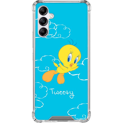 Looney Tunes Tweety Bird Flying Galaxy A15 5G Clear Case