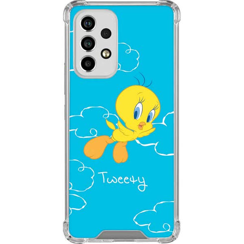 Looney Tunes Tweety Bird Flying Galaxy A33 5G Clear Case