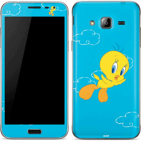 Looney Tunes Tweety Bird Flying Galaxy J3 Skin