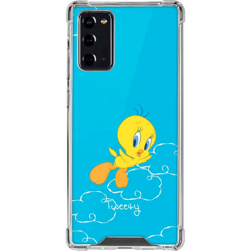 Looney Tunes Tweety Bird Flying Galaxy Note20 5G Clear Case