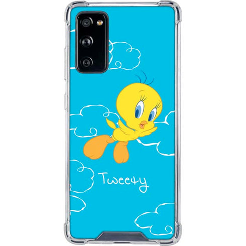 Looney Tunes Tweety Bird Flying Galaxy S20 FE Clear Case