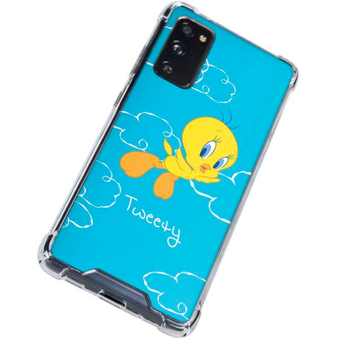 Looney Tunes Tweety Bird Flying Galaxy S20 FE Clear Case