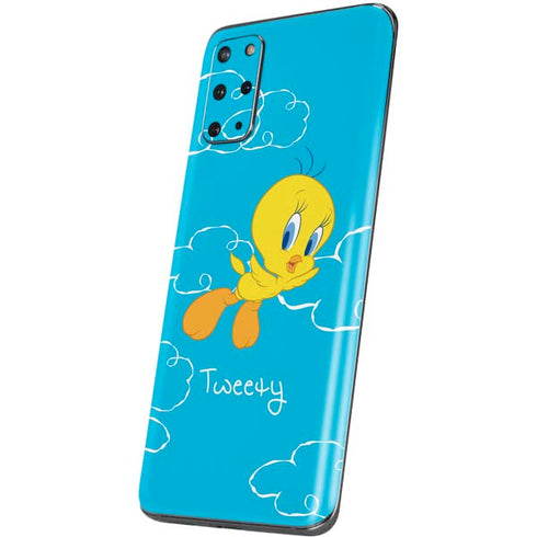 Looney Tunes Tweety Bird Flying Galaxy S20 Plus Skin