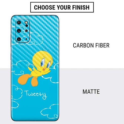 Looney Tunes Tweety Bird Flying Galaxy S20 Plus Skin