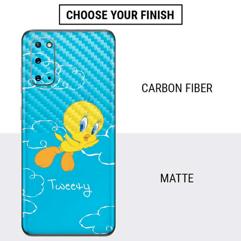 Looney Tunes Tweety Bird Flying Galaxy S20 Skin