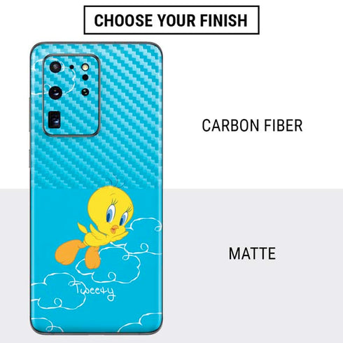 Looney Tunes Tweety Bird Flying Galaxy S20 Ultra 5G Skin