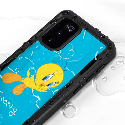Looney Tunes Tweety Bird Flying Galaxy S20 Waterproof Case