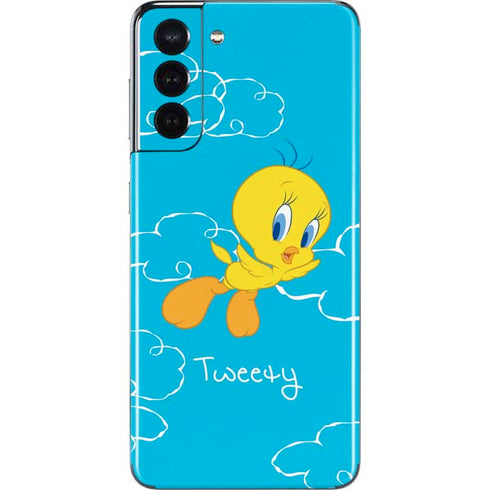 Looney Tunes Tweety Bird Flying Galaxy S21 5G Skin