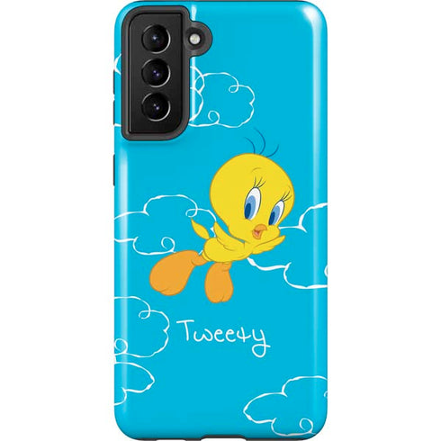 Looney Tunes Tweety Bird Flying Galaxy S21 FE Pro Case