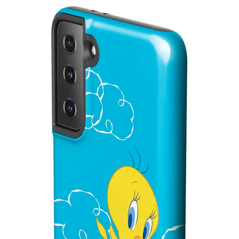 Looney Tunes Tweety Bird Flying Galaxy S21 Plus 5G Pro Case